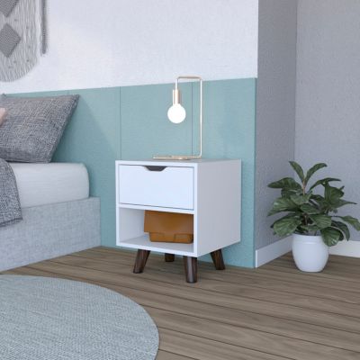 Streamdale Nightstand Carleen, Bedroom, White