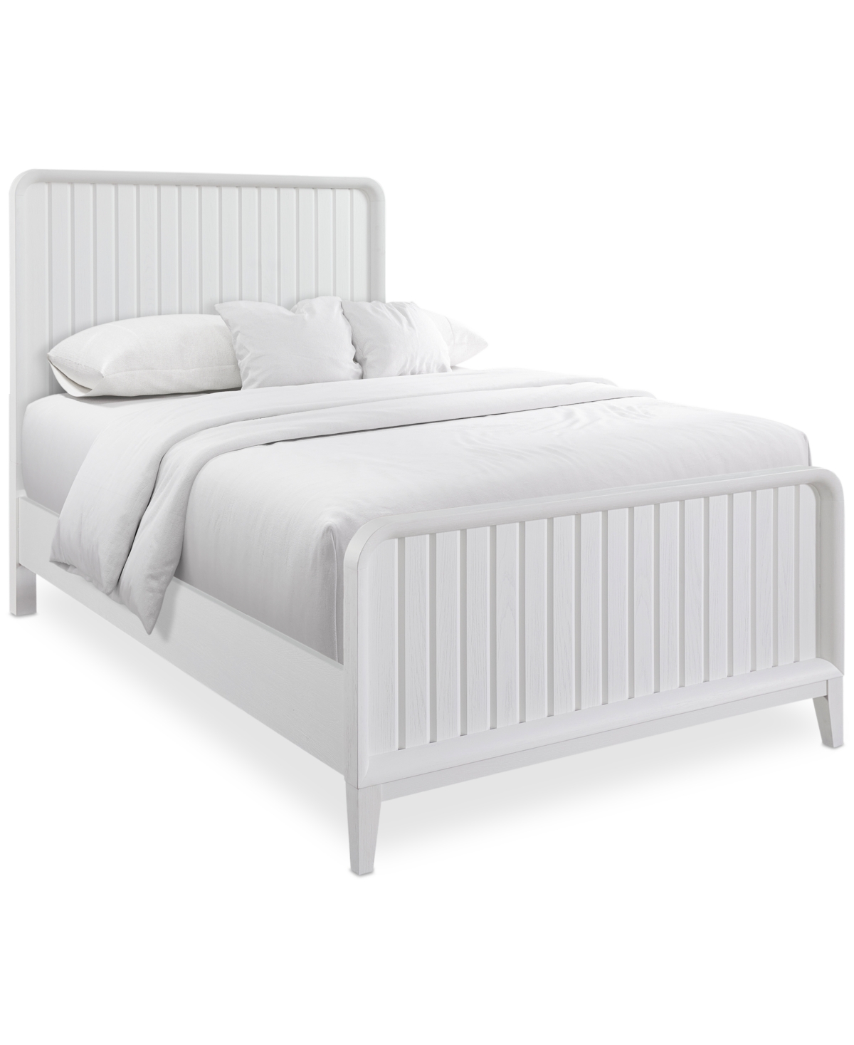 Shop Macy's Assemblage Full Bed In White