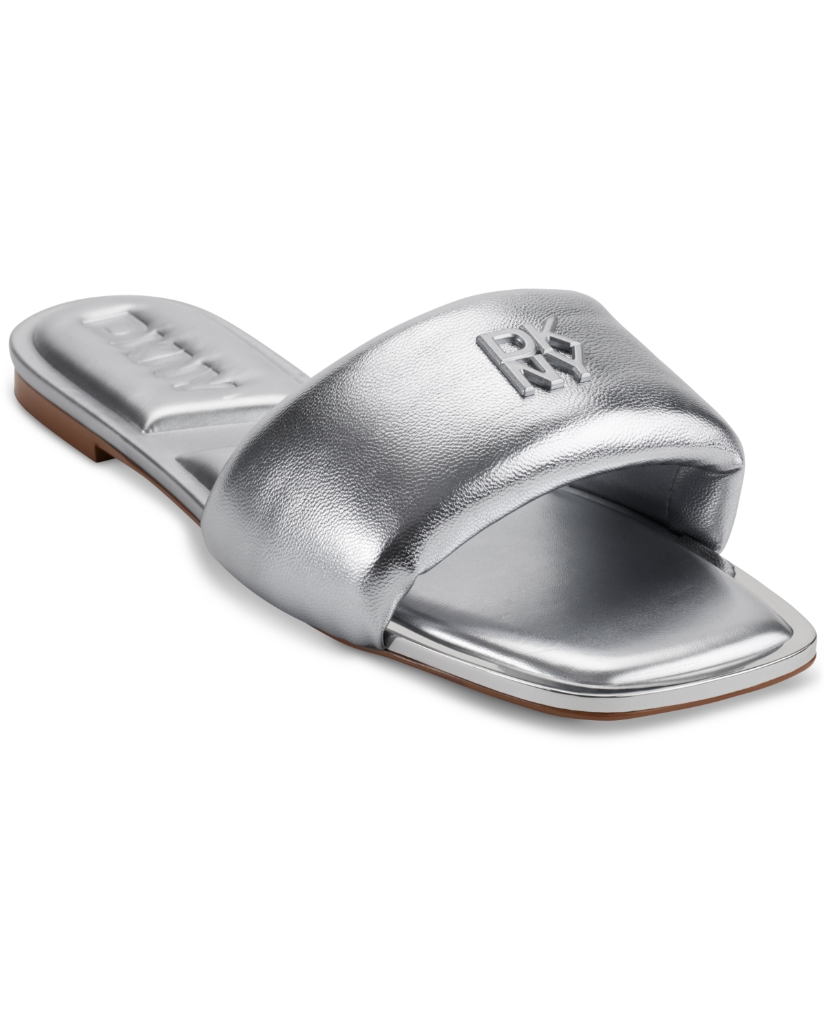 Drea Logo Slide Sandals - Black