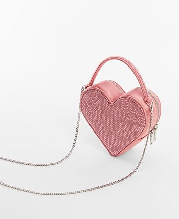 MANGO Women's Crystal Heart Bag - Macy's