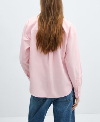 Women's Chest-Pocket Cotton Shirt