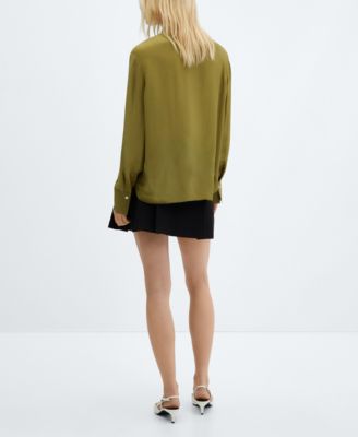 Women's Pockets Flowy Shirt