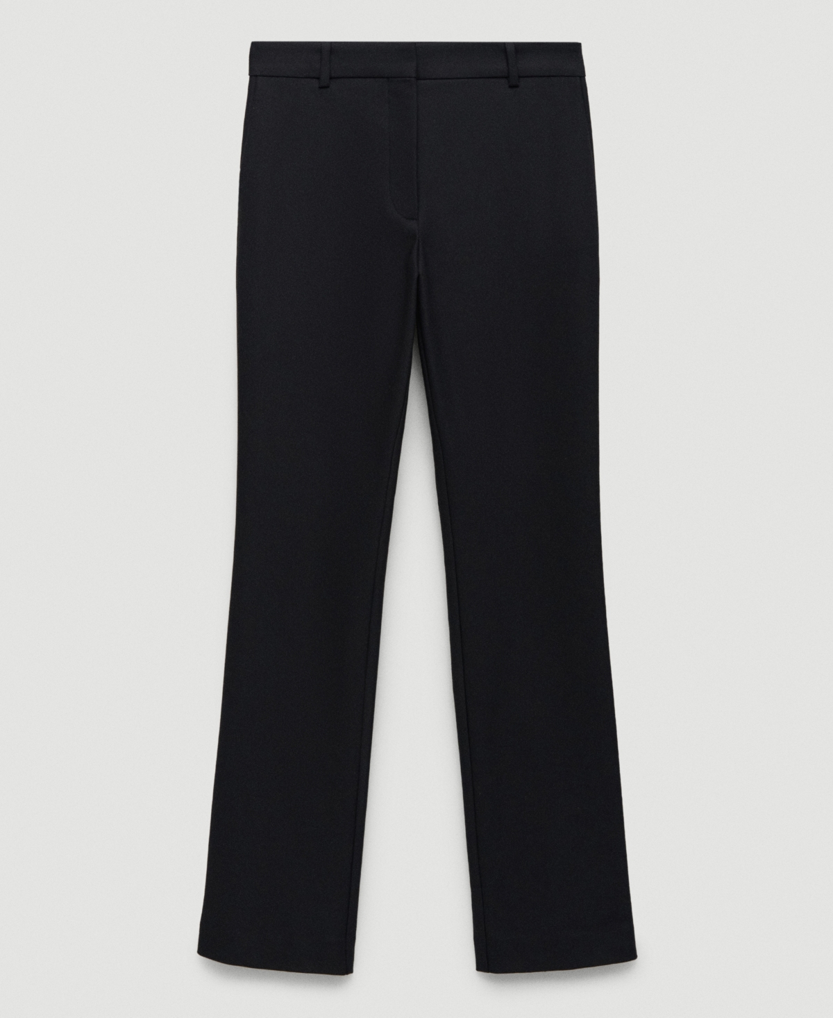Shop Mango Women's Side Slit Suit Pants In Black