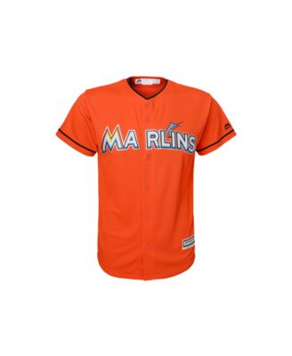 Majestic Giancarlo Stanton Miami Marlins Replica Jersey, Big Boys (8-20)