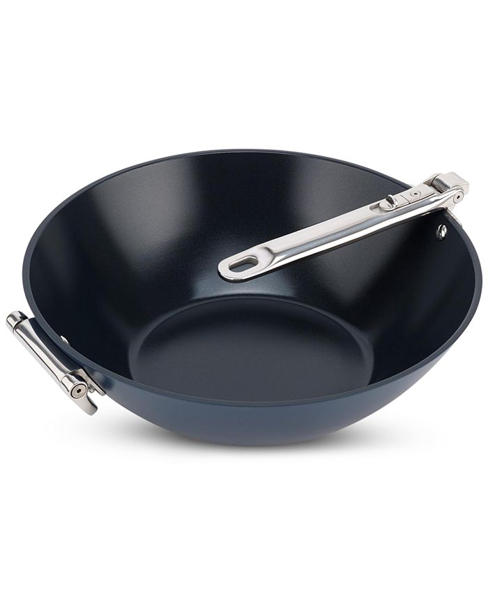 Joseph Joseph Space Ceramic Nonstick 12.5" FoldingHandle Wok Macy's