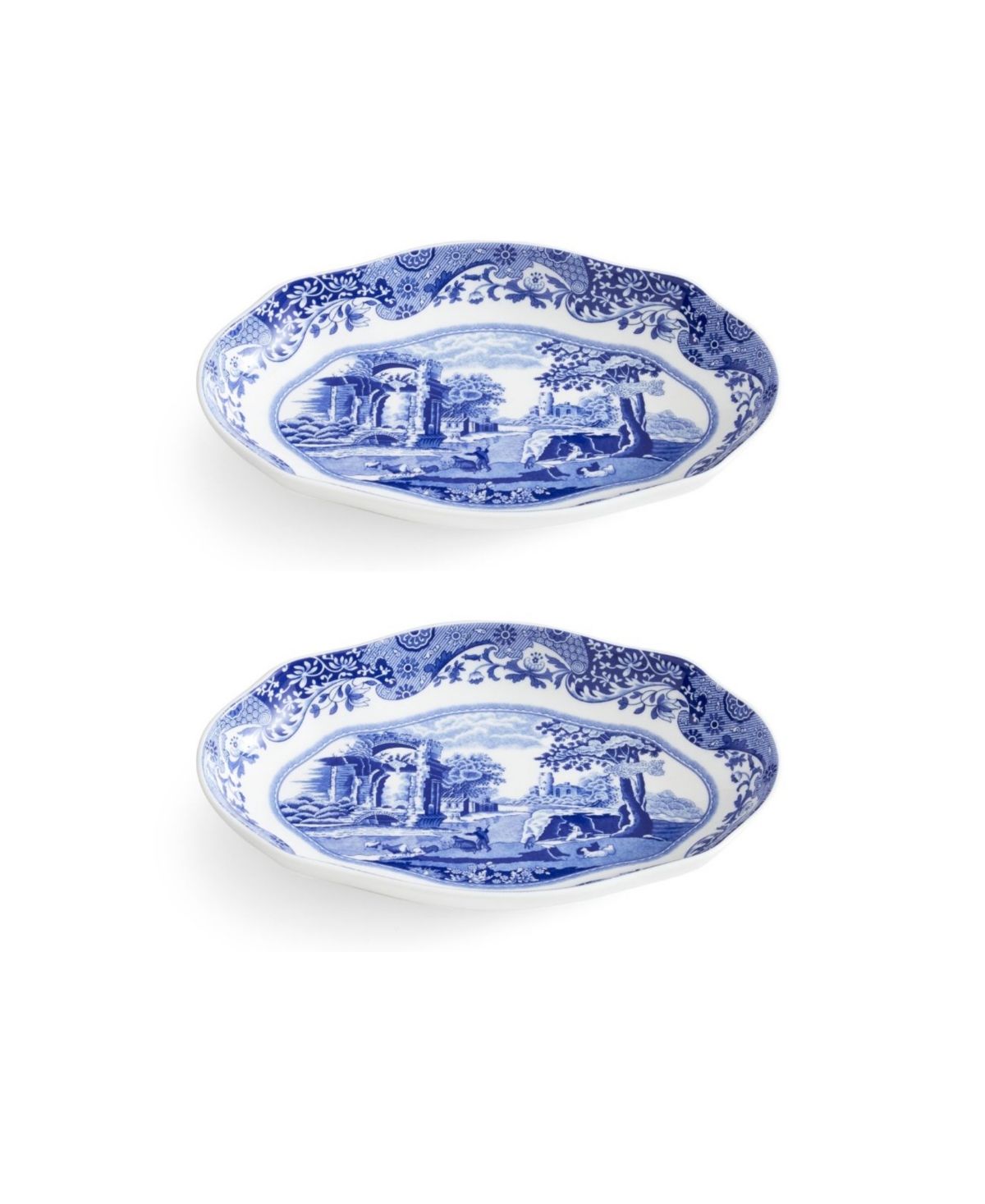 Shop Spode Blue Italian Pickle Dish Set Of 2