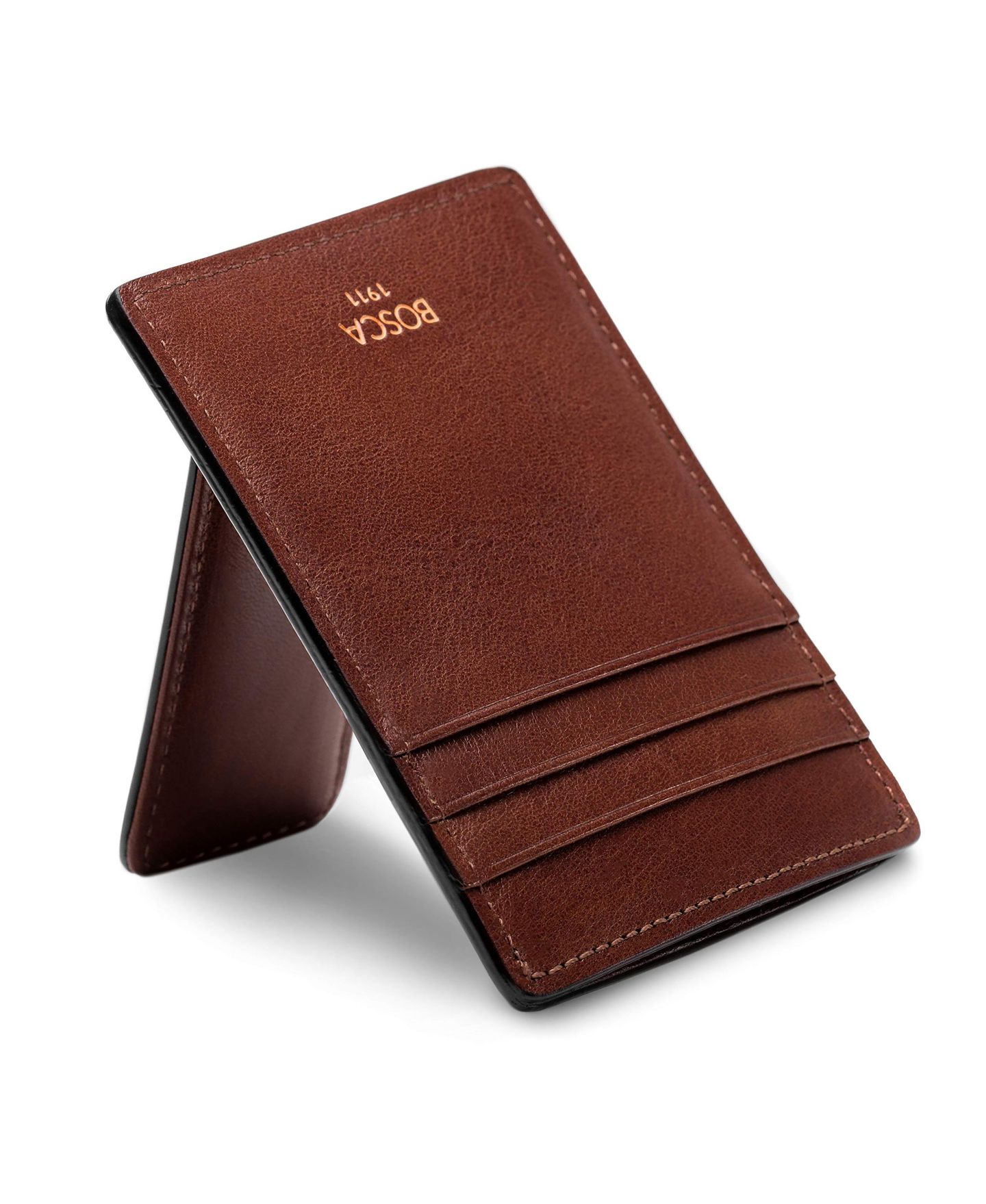 Мужской кошелёк Bosca Dolce Deluxe Front Pocket Wallet - DC — фото 2
