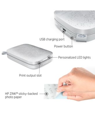 Sprocket 2x3" Zink Zero Ink Portable Instant Photo Printer