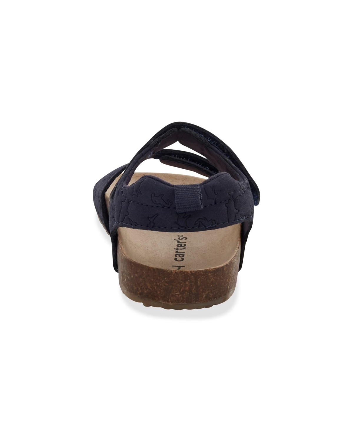 Carter's Little Boys Indy Hook And Loop Navy Sandal In Navy