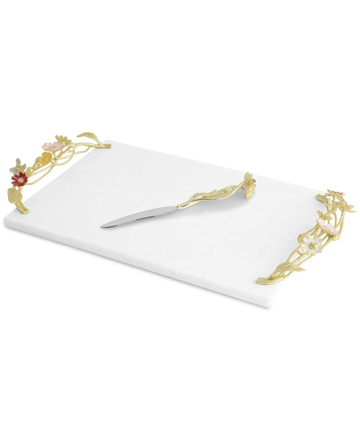 Michael Aram Wildflowers Cheeseboard with Knife