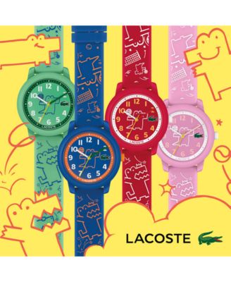 Kid's Pink Printed Silicone Strap Watch 33mm