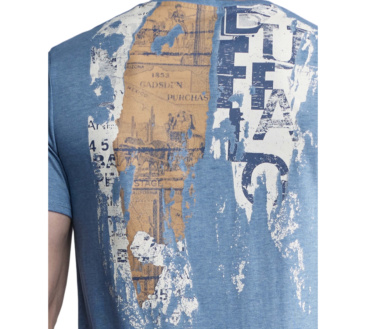 Shop Buffalo David Bitton Men's Tobras Abstract Graphic T-shirt In Mirage