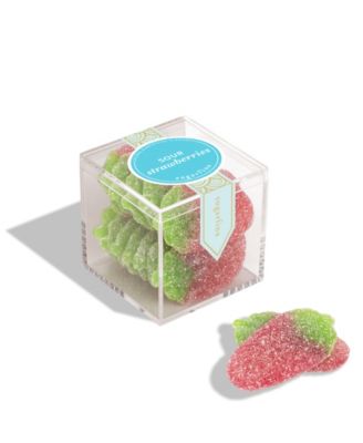 Sour Strawberries Small Candy Cube, 3 Piece