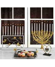 Butterfly Ginkgo Luxe Matzah Plate