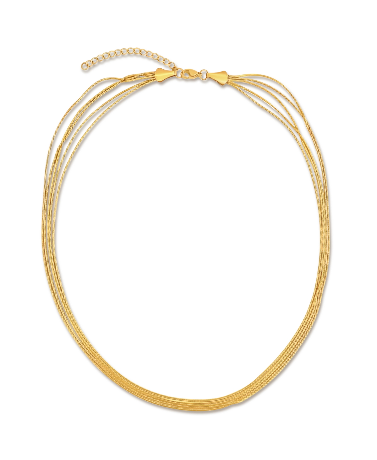 Justine Layered Chain Necklace - Gold