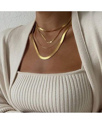 Ellie Vail Asher Compass Pendant Toggle Chain Necklace