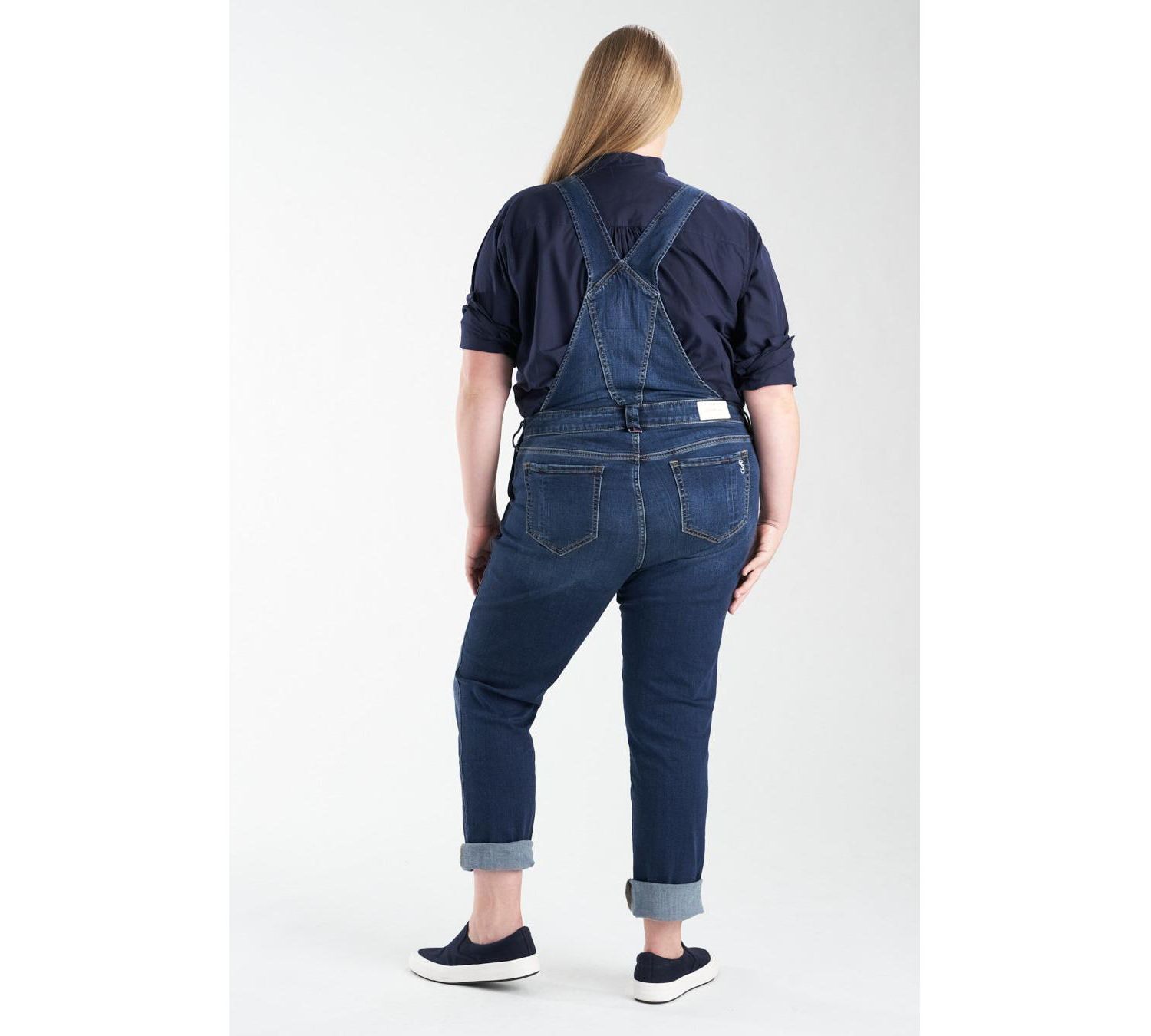 Plus Size Denim Overall