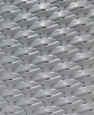 20.4" Tall Traditional Ceramic Purled Texture Bedside Table Desk Lamp with White Fabric Drum Shade