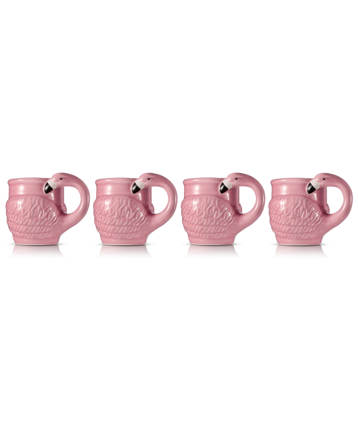 Jill Zarin Home Set of Four Flamingo Mugs