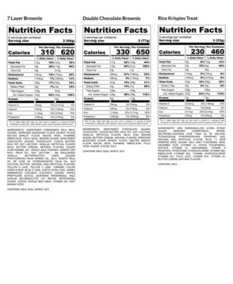 Gourmet Brownies Bars Gift Package, 6 piece