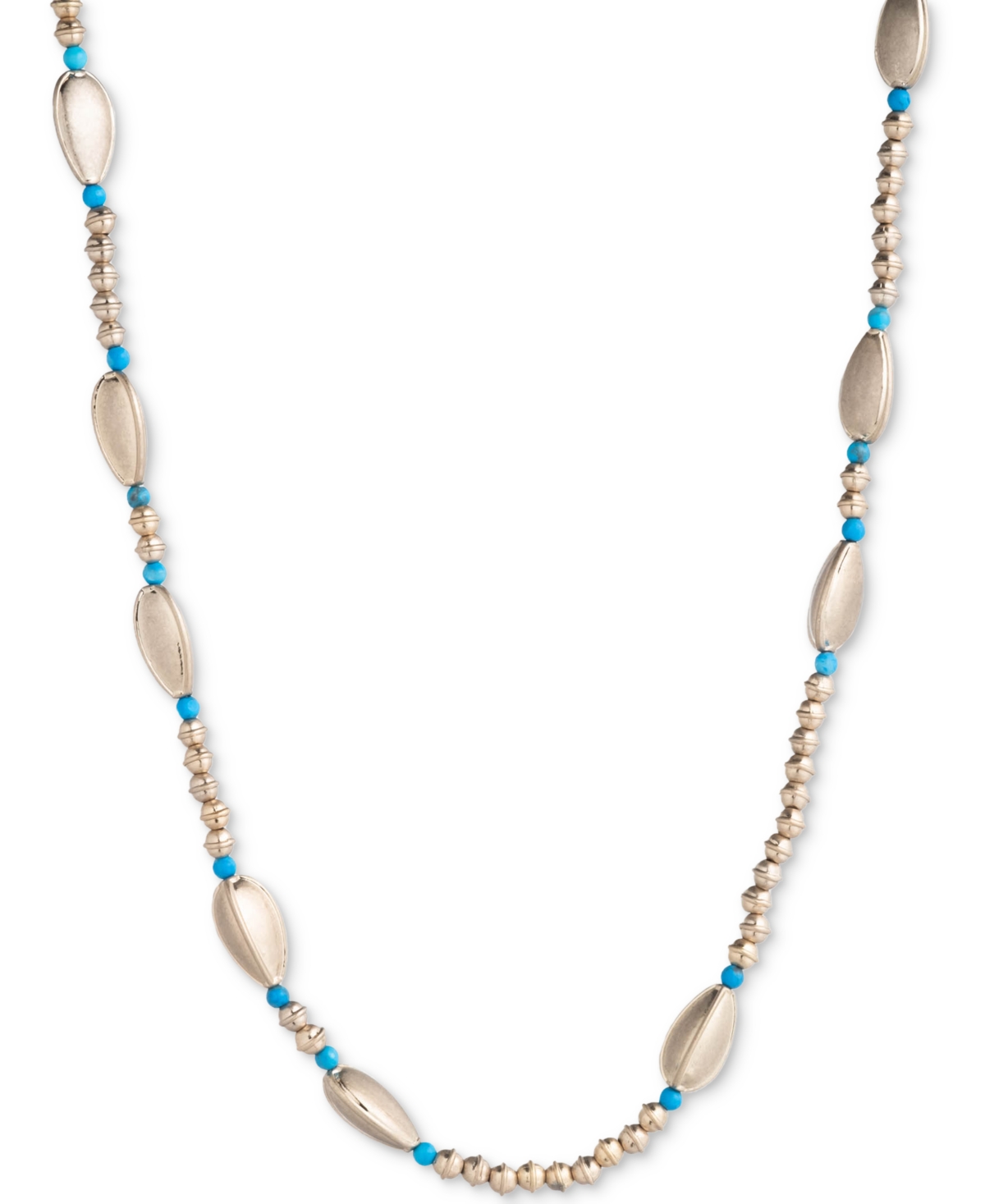 Lauren Ralph Lauren Silver-tone & Stone Beaded 32" Strand Necklace In Gold