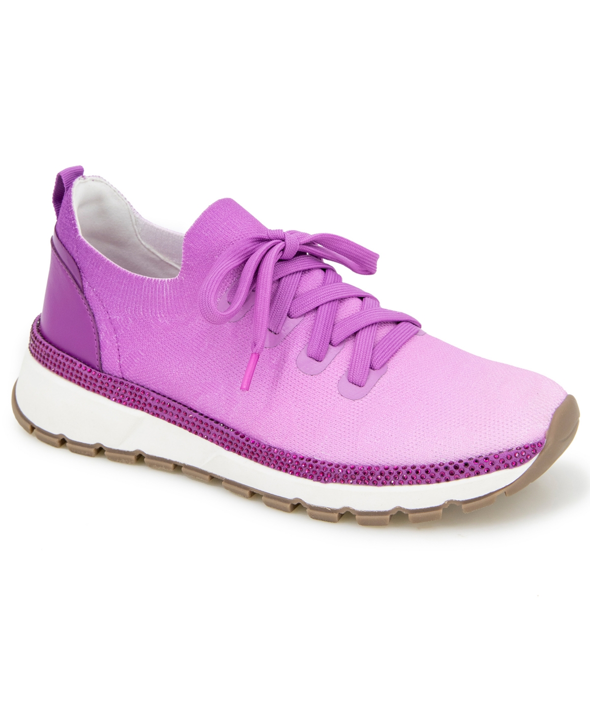 Shop Kenneth Cole Reaction Women's Kuest Sneakers In Lilac,purple Knit