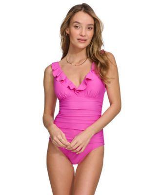 Dkny one piece fashion swimsuit