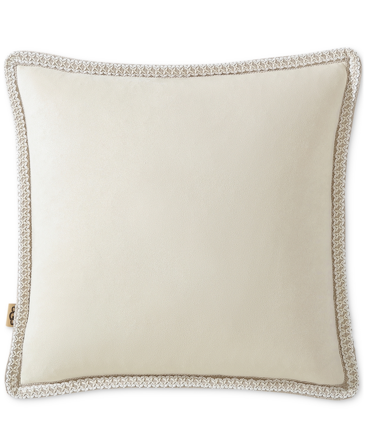 Ugg Kirkwood Braid Decorative Pillow, 20" X 20" In Birch