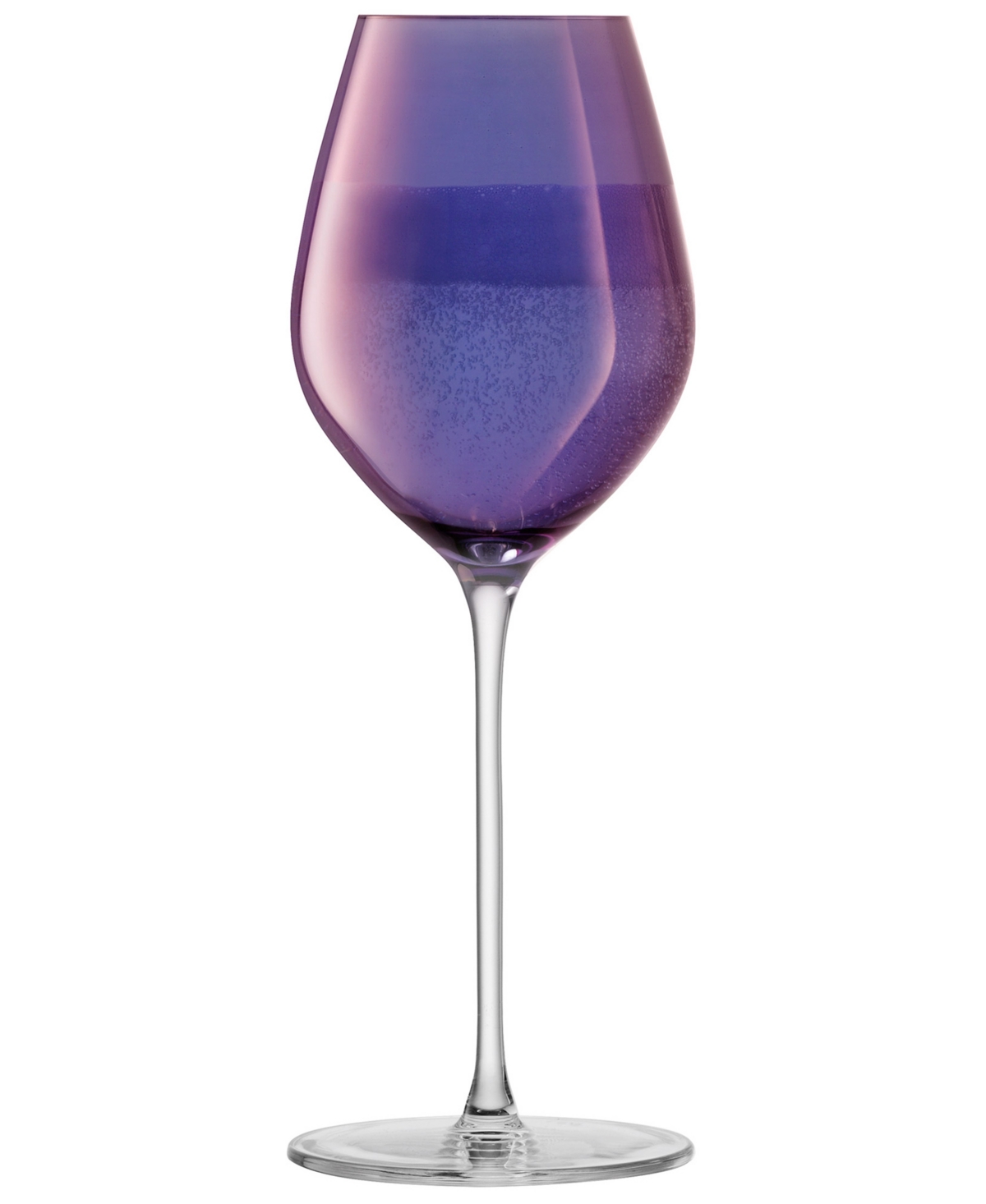 Shop Lsa International Aurora Champagne Tulip Glasses, Set Of 4 In Violet