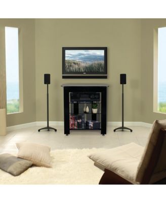 Height-Adjustable for Satellite Speakers Pair Stands