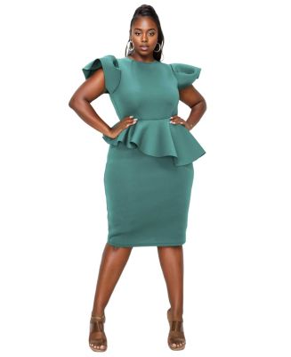 【kayn...】AMERI　LADY LIKE PEPLUM DRESS 27529565_fpx.tif?$filterlrg$&
