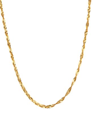 Macy's - Polished Twist Link 18" Chain Necklace in 14k Gold