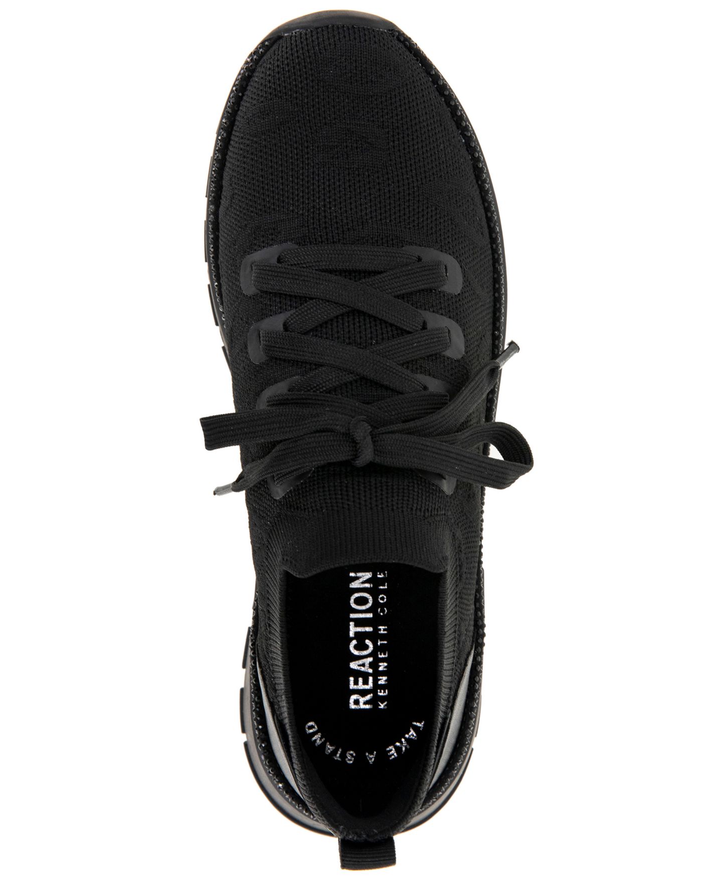 Женские кроссовки Kenneth Cole Reaction Kuest, цвет: Чёрный вязаный — фото 4