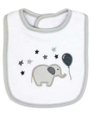 Baby Boy and Baby Girl Elephants and Balloons 5 Piece Layette Set