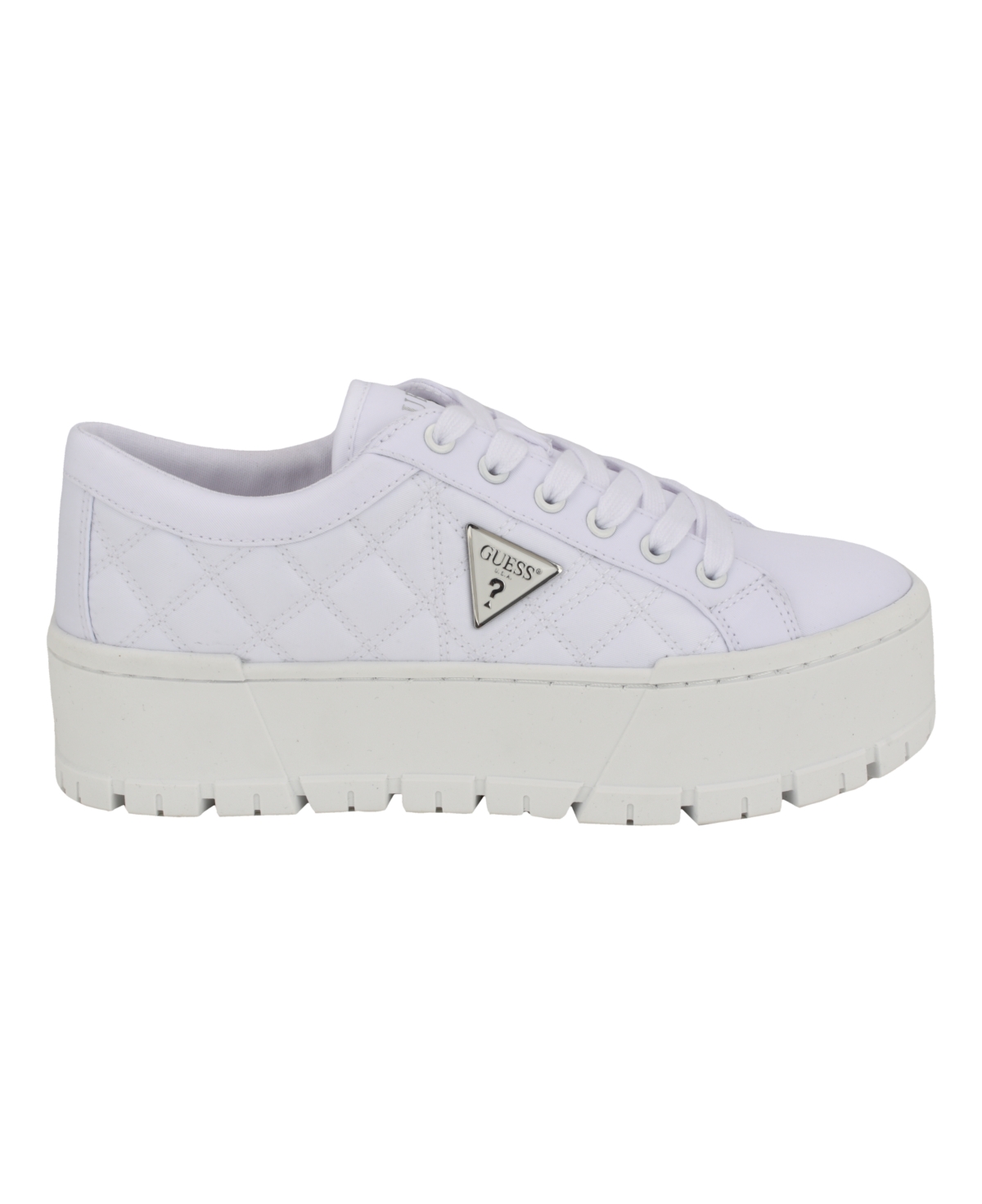 Guess Women's Tesie Tread Bottom Platform Lace Up Sneakers