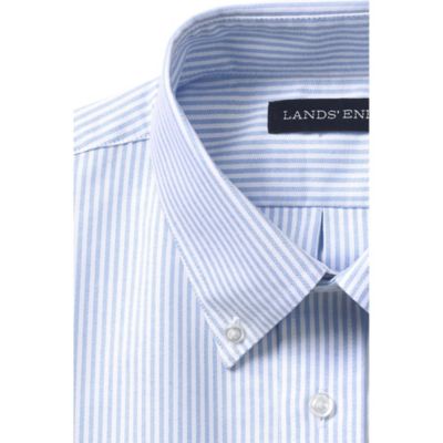 Men's Long Sleeve Striped Oxford Dress Shirt