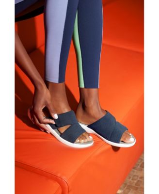 LifeStride Women's Carefree Washable Slide Wedge Sandals