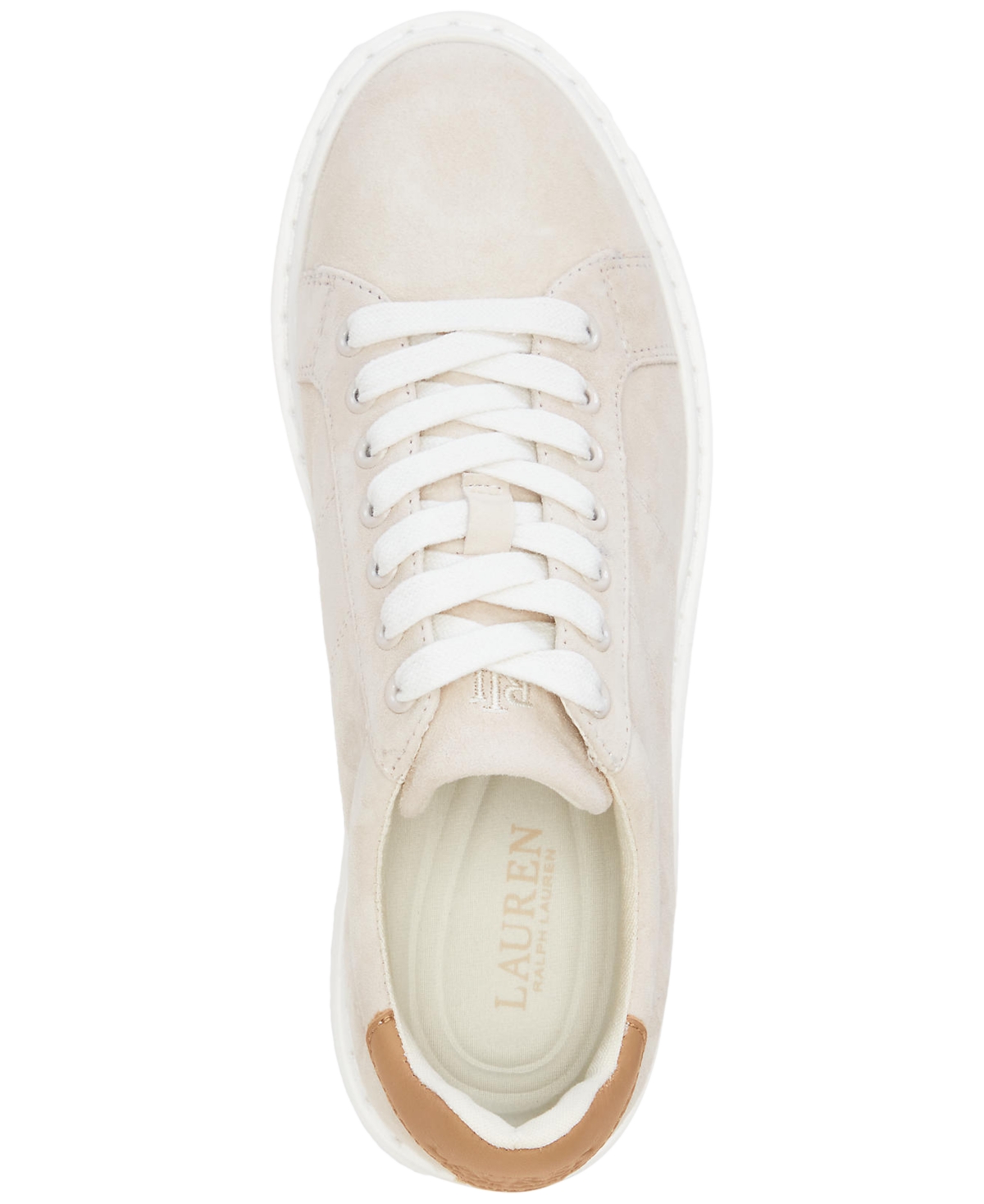 Lauren Ralph Lauren Women's Angeline Iv Lace-Up Platform Sneakers - Buff