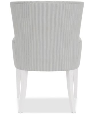 CLOSEOUT! Catriona Striped Upholstered Arm Chair, Created for Macy's