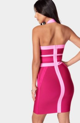 Women's Bandage Halter Neck Dress