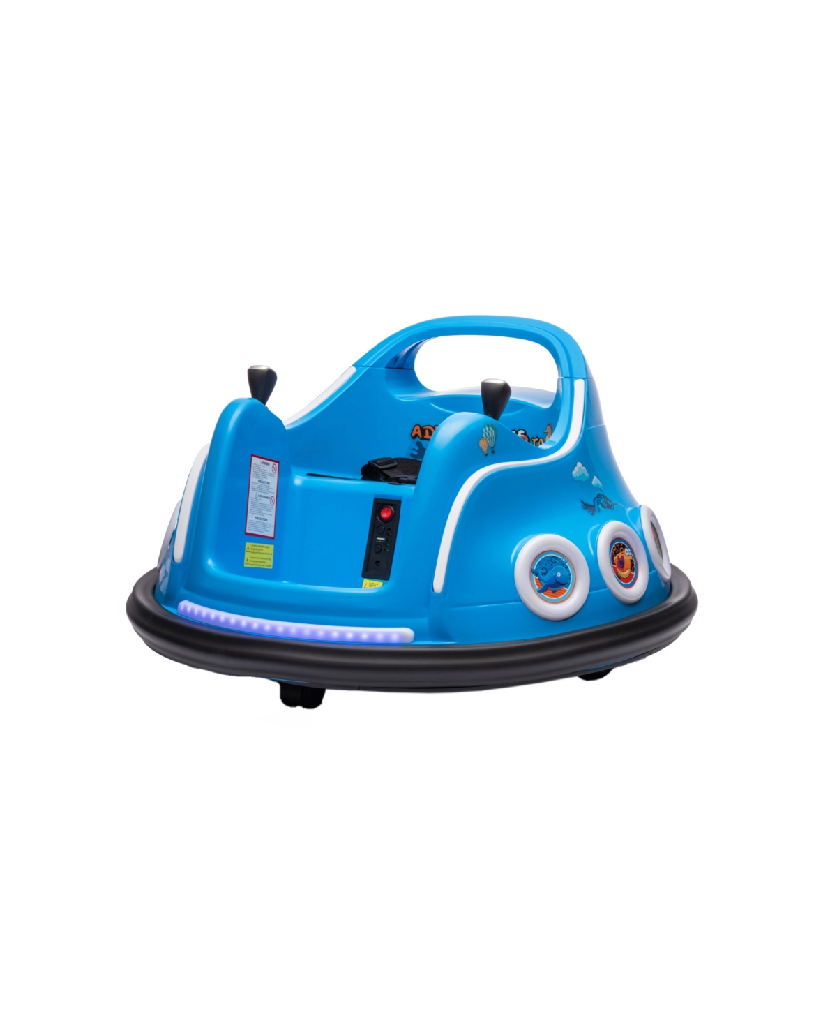 Freddo Kids' 12v Bumper Car 1-seater Ride On In Blue