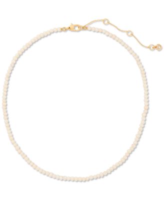 kate spade new york - Gold-Tone One In a Million Imitation Pearl Necklace