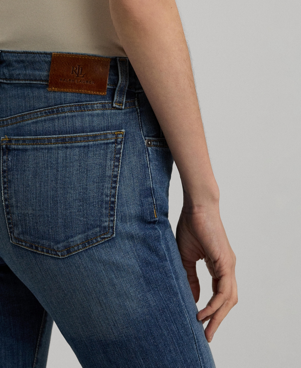 Lauren Ralph Lauren Super Stretch Premier Straight Jeans, Regular and Short Lengths
