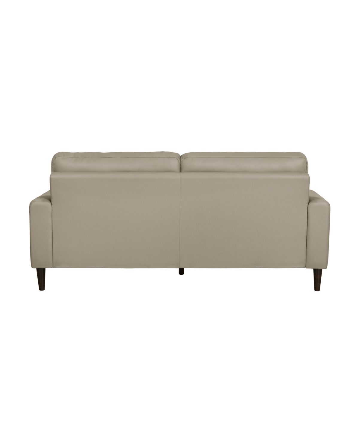 Shop Homelegance White Label Tabor 76" Leather Match Sofa In Beige