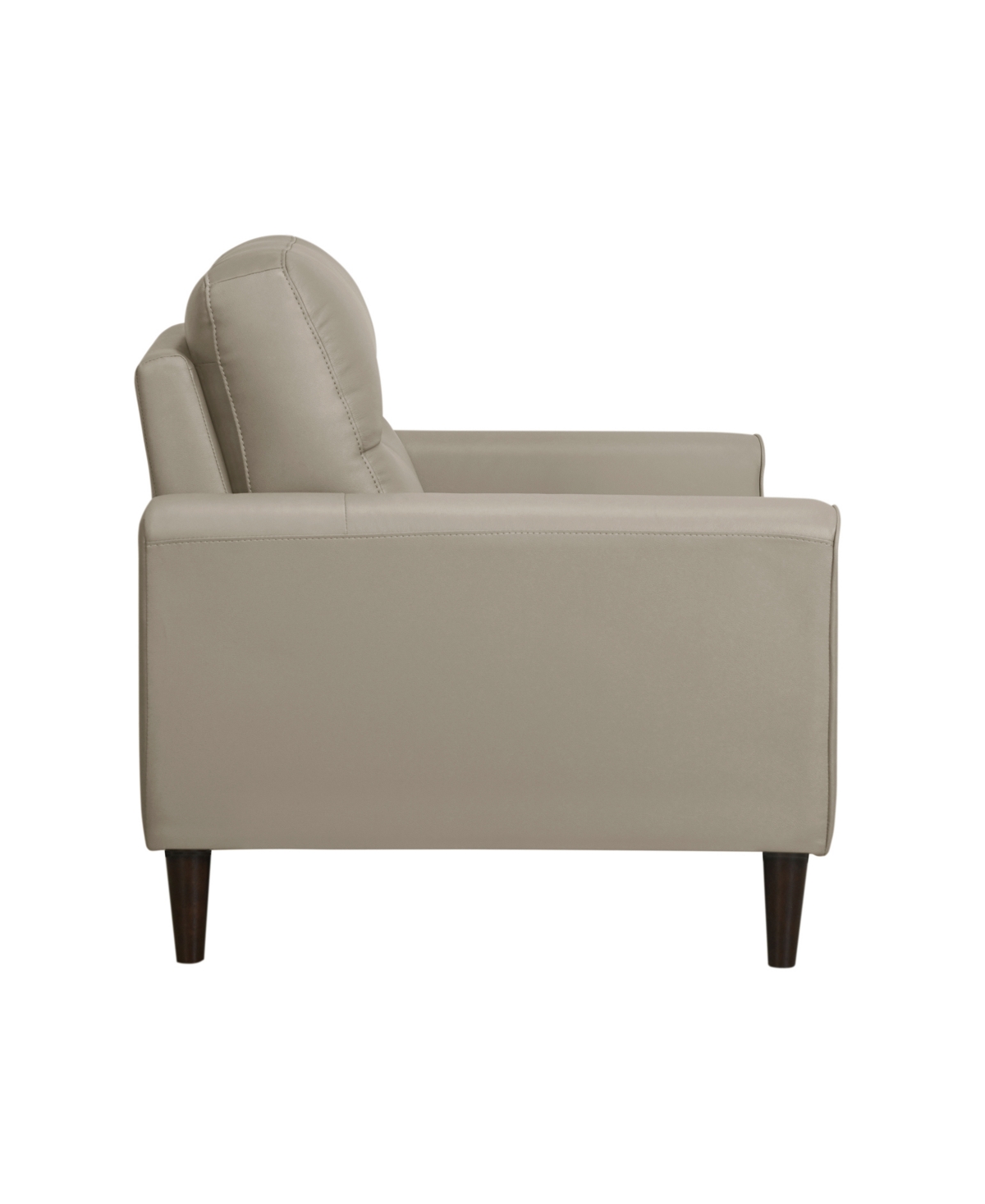 Homelegance White Label Tabor 37" Leather Match Chair In Beige