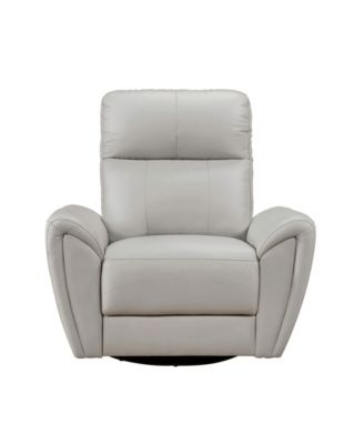 White Label Brennen 39" Leather Match Swivel Glider Chair