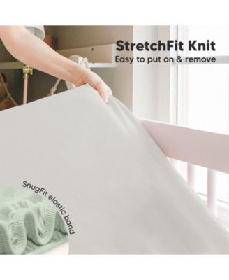 2pk Fitted Crib Sheets for Boys, Girls, Baby Crib Sheet, Standard Nursery Crib Sheet Cover