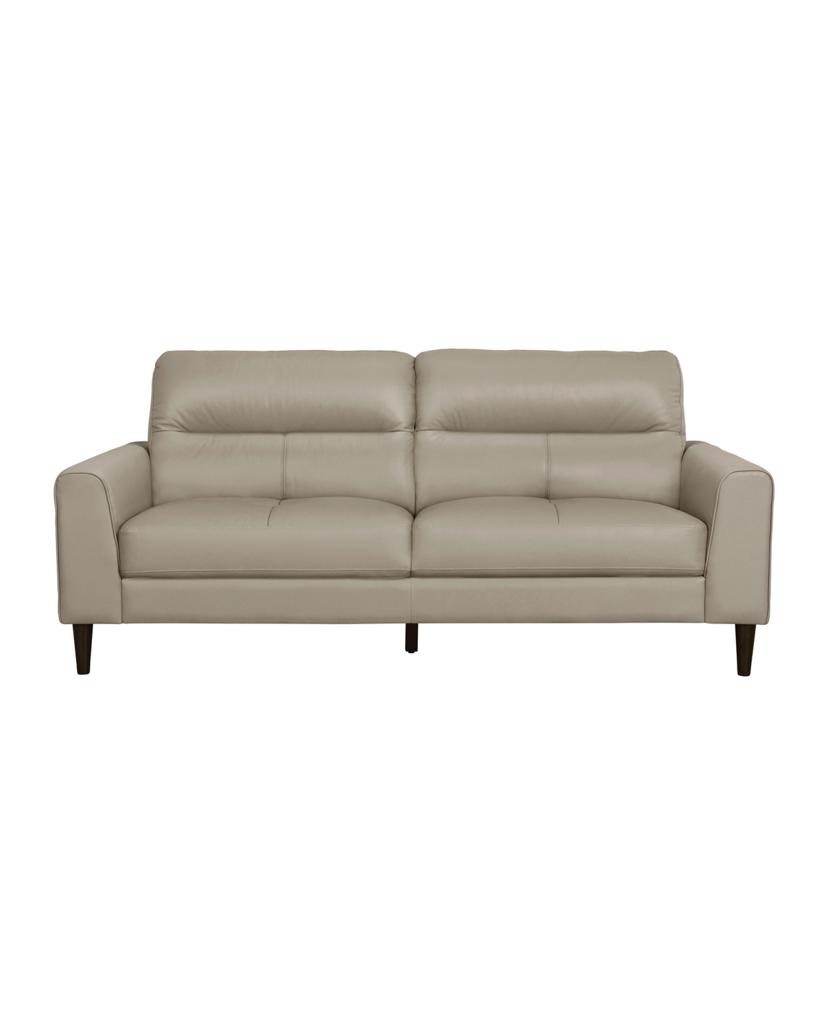 Shop Homelegance White Label Tabor 76" Leather Match Sofa In Beige