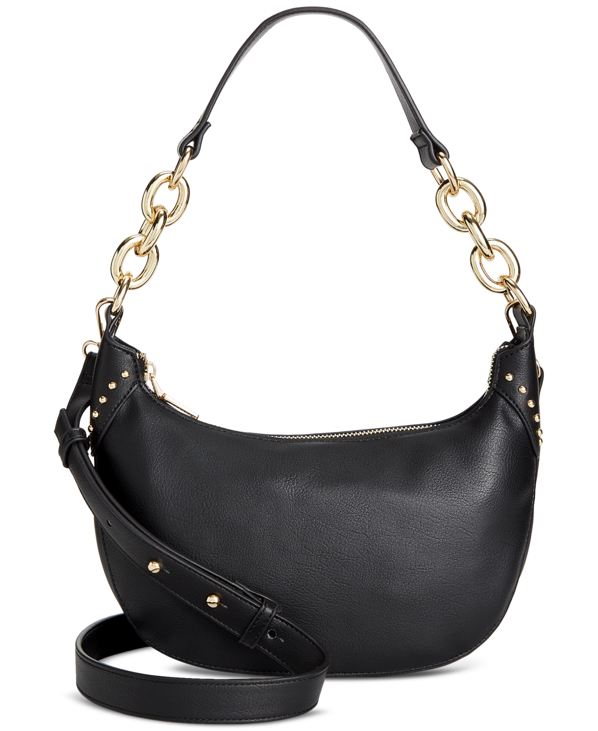 Shop Inc International Concepts Lielah Small Studded Baguette, Created For Macy's In Black