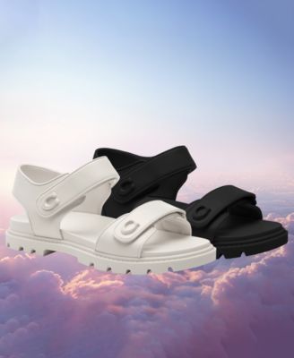 【COACH】★サンダル★ Women's Brynn Double-Band Sandals COACH Brynn Double-Band Sporty Lug-Sole Leather Sandals - Macy's